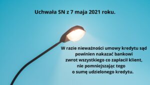 Read more about the article Uchwała Sądu Najwyższego z 7 maja 2020 w sprawie kredytów frankowych